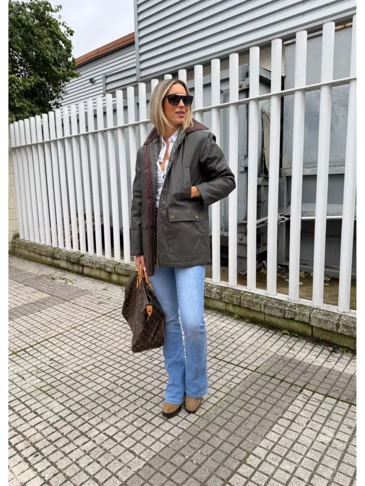 Chaqueta corta Brithis verde