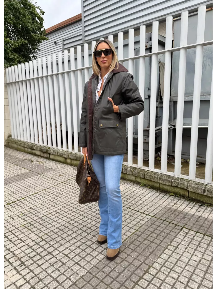 Chaqueta corta Brithis verde
