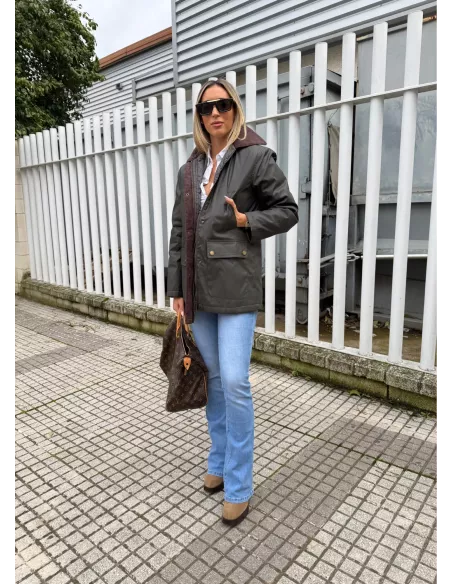 Chaqueta corta Brithis verde