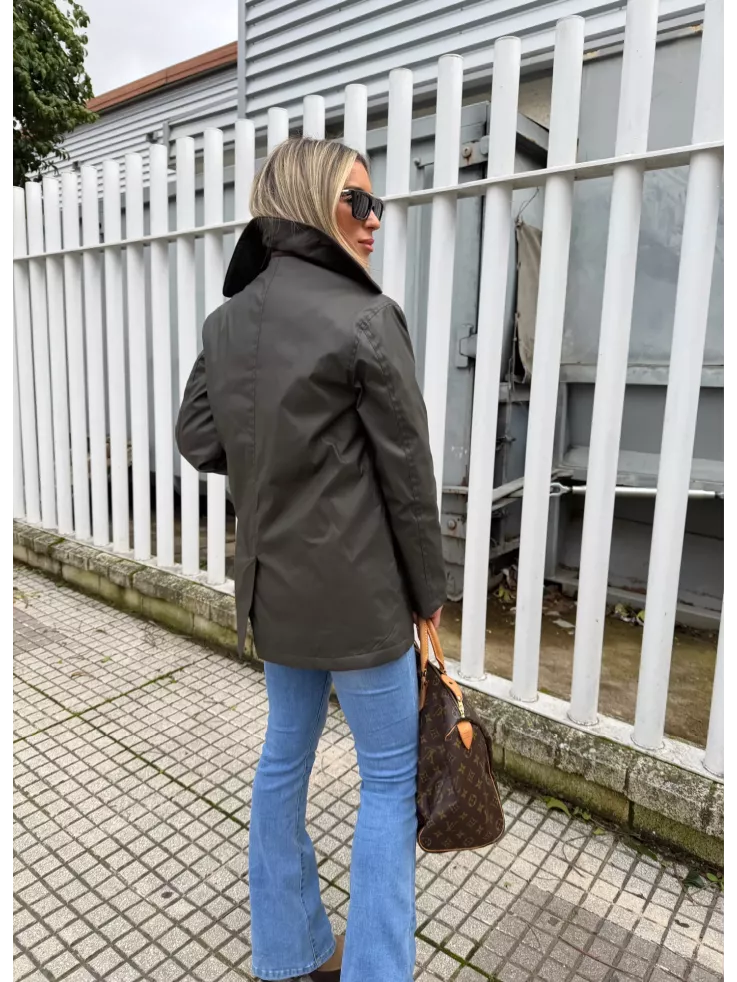 Chaqueta corta Brithis verde