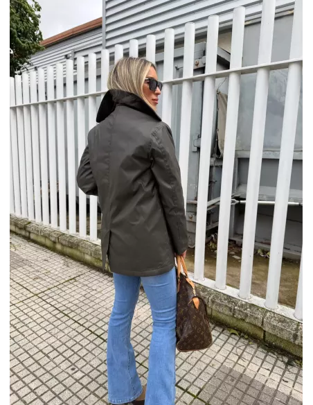 Chaqueta corta Brithis verde