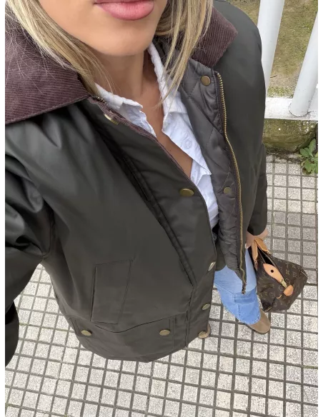 Chaqueta corta Brithis verde