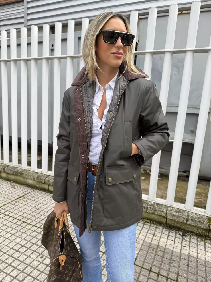 Chaqueta corta Brithis verde