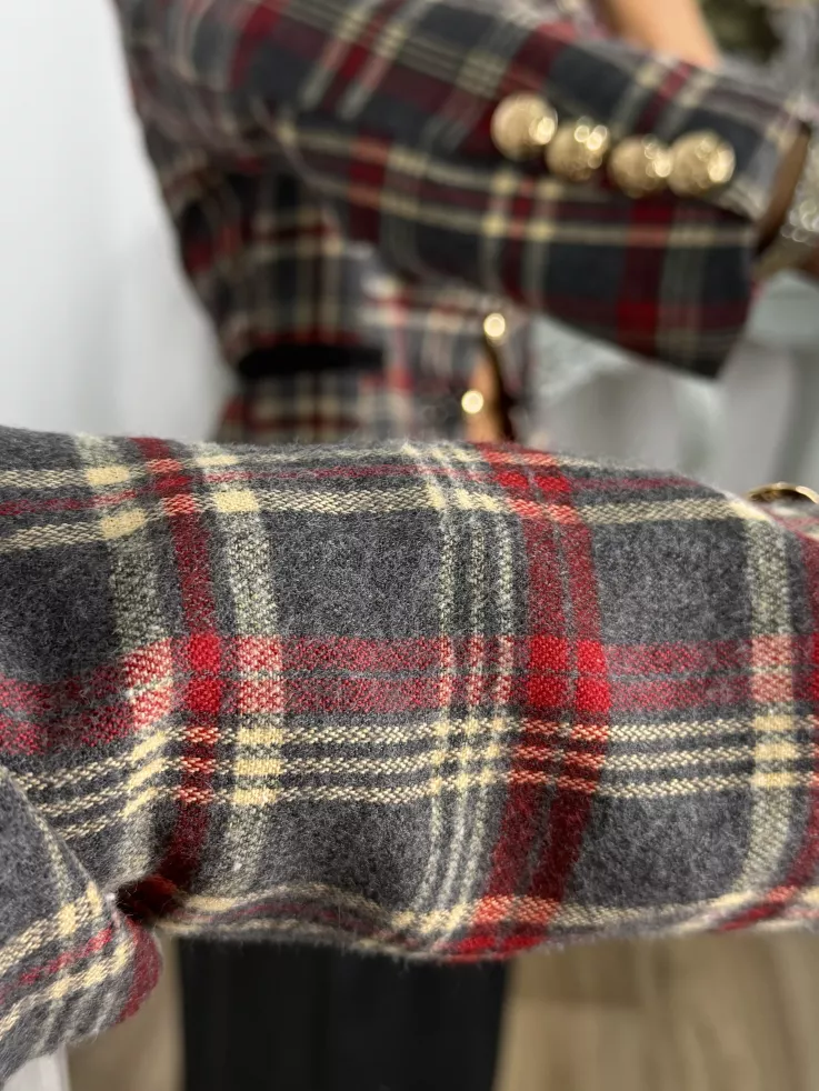Chaqueta Windsor de cuadros