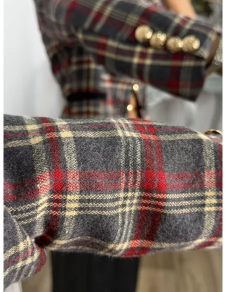 Chaqueta Windsor de cuadros