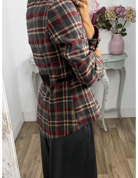 Chaqueta Windsor de cuadros