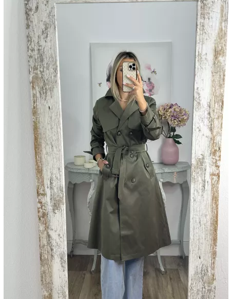 Gabardina Raisan verde