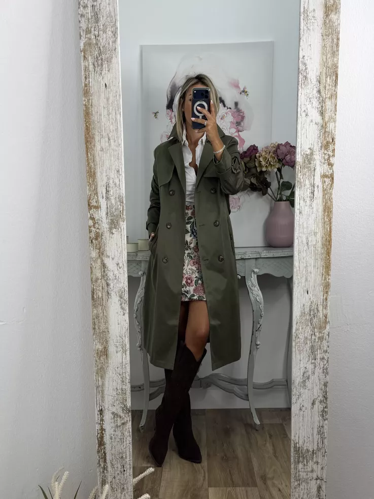 Gabardina Raisan verde