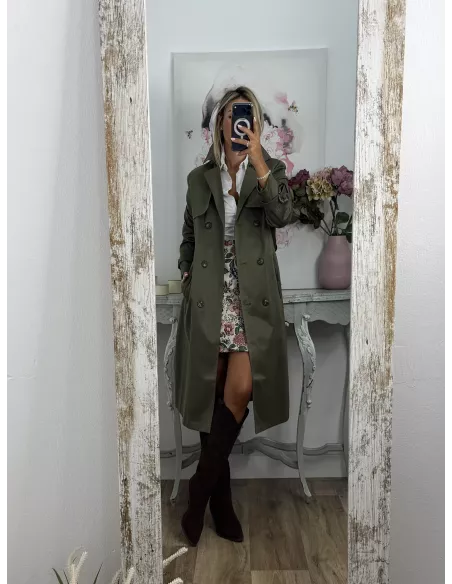 Gabardina Raisan verde