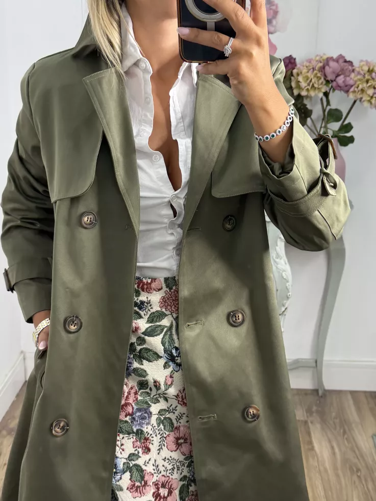 Gabardina Raisan verde