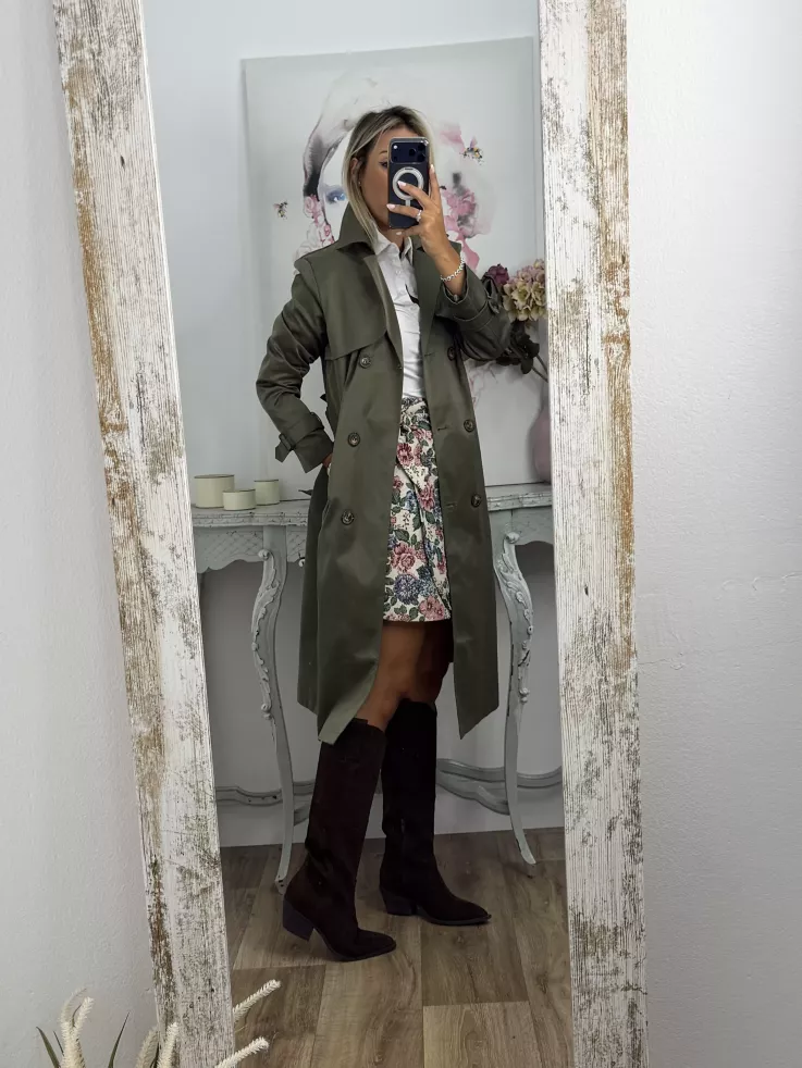 Gabardina Raisan verde