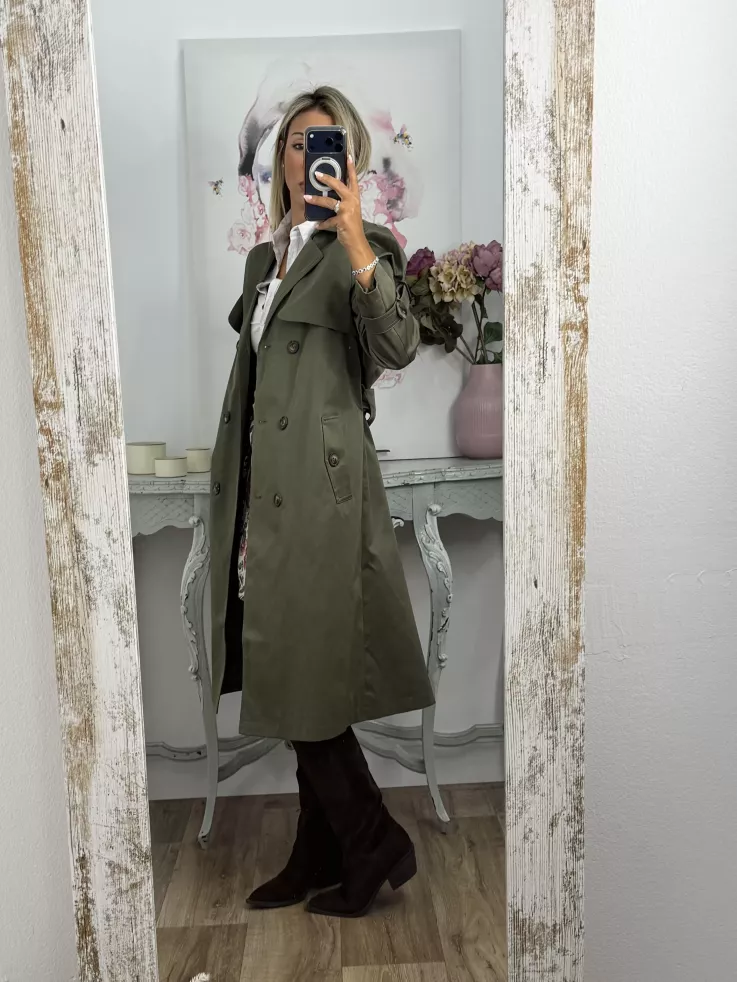 Gabardina Raisan verde