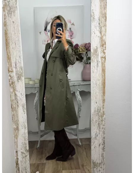 Gabardina Raisan verde