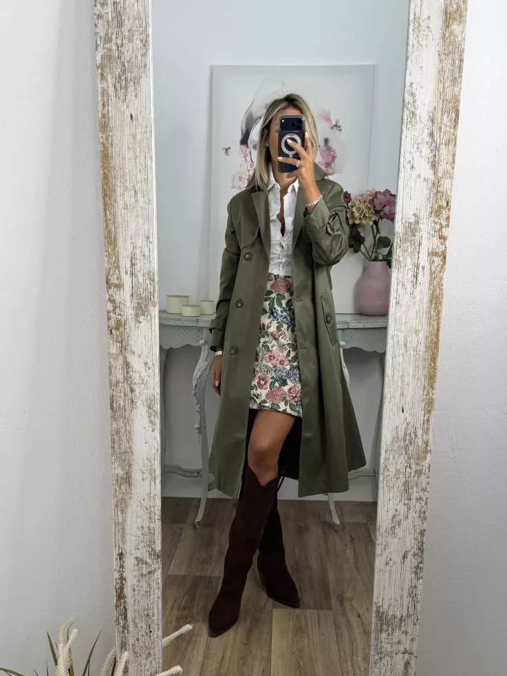 Gabardina Raisan verde