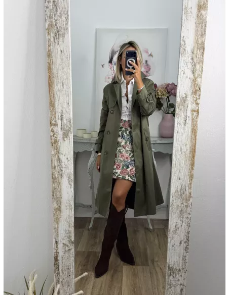 Gabardina Raisan verde