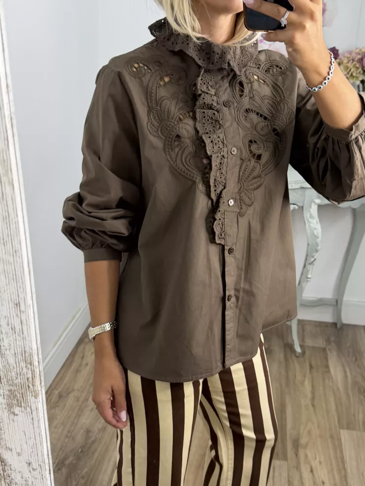 Camisa Otton choco