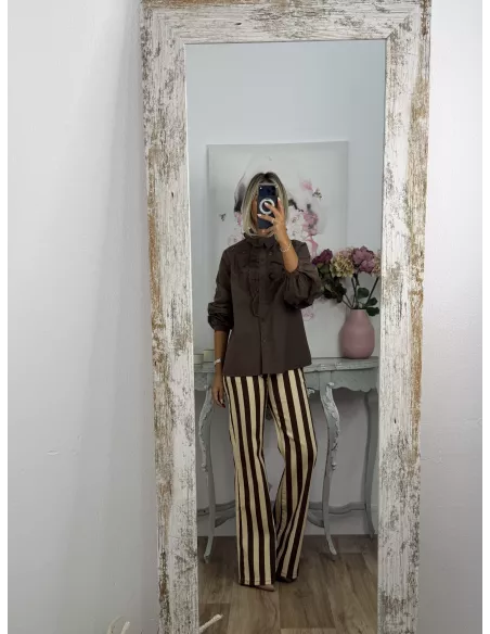 Camisa Otton choco