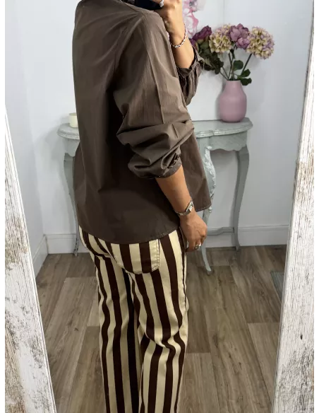 Camisa Otton choco