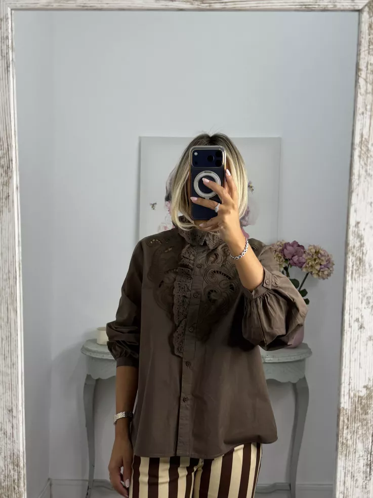 Camisa Otton choco