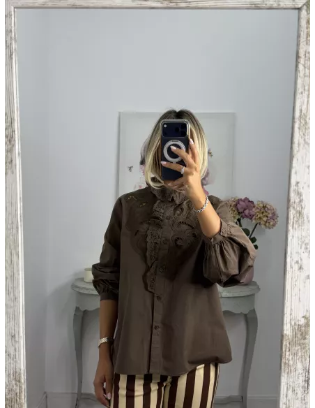 Camisa Otton choco