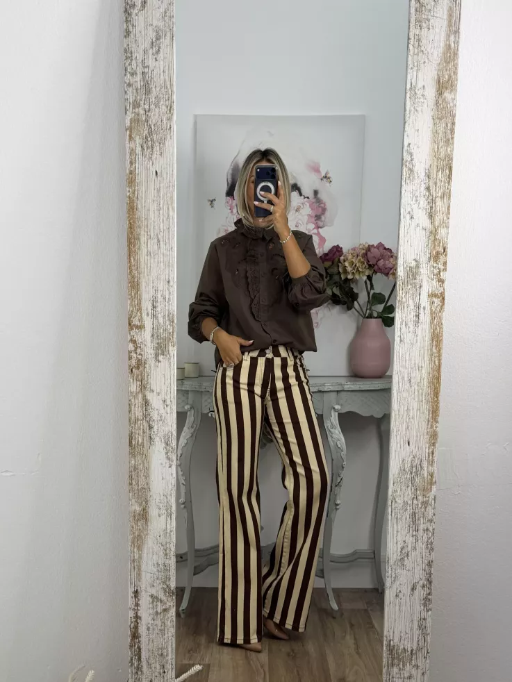 Camisa Otton choco