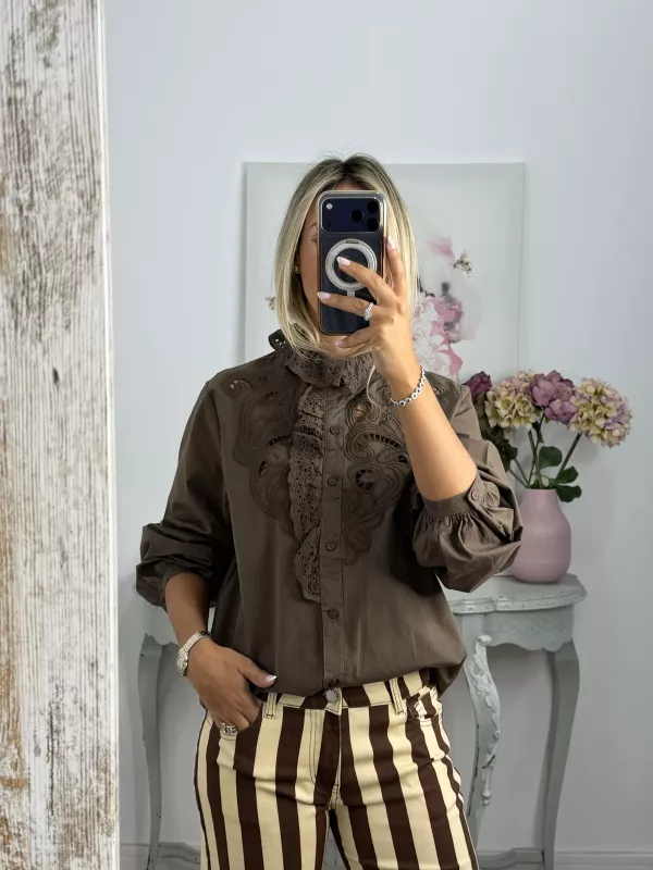 Camisa Otton choco