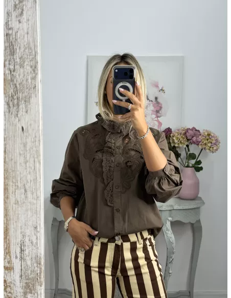 Camisa Otton choco