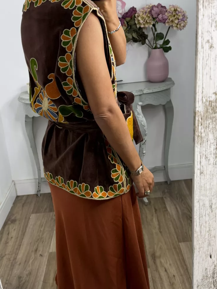 Chaleco Nepal choco