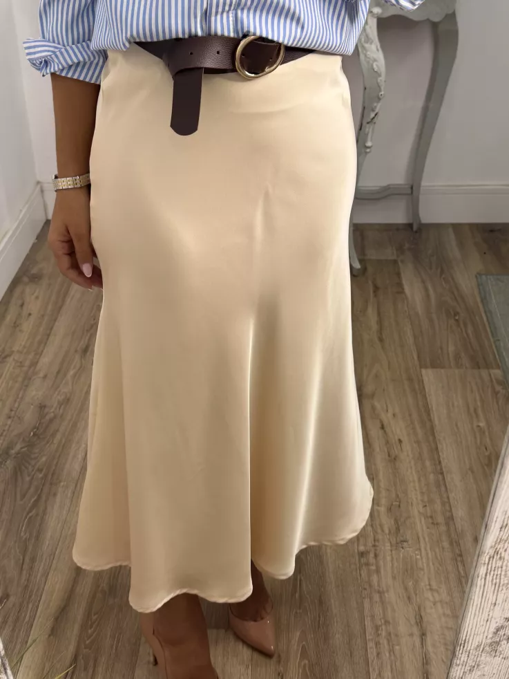 Falda Perle champán