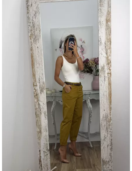 Jeans P409 mostaza
