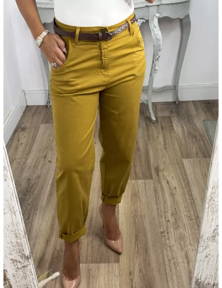 Jeans P409 mostaza