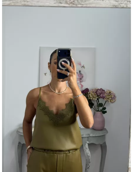 Lencera Glam pistacho