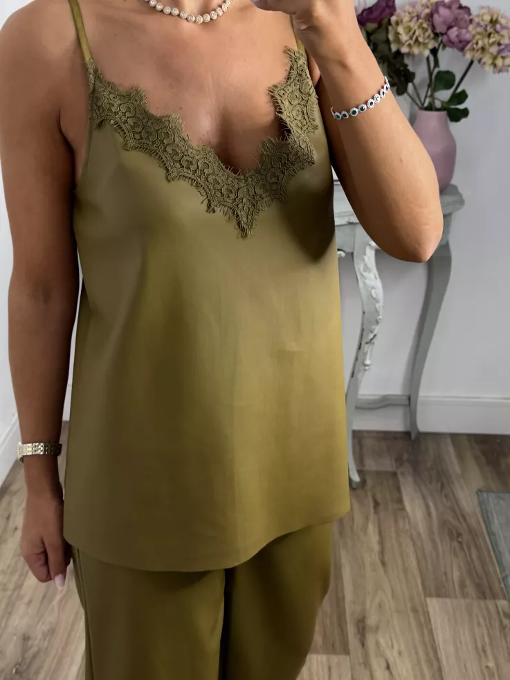 Lencera Glam pistacho