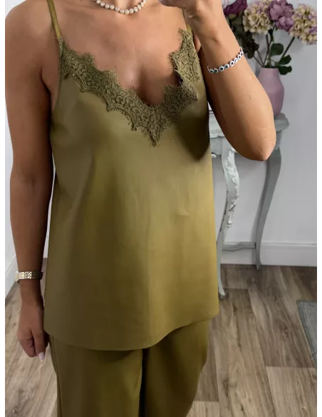 Lencera Glam pistacho