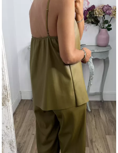 Lencera Glam pistacho