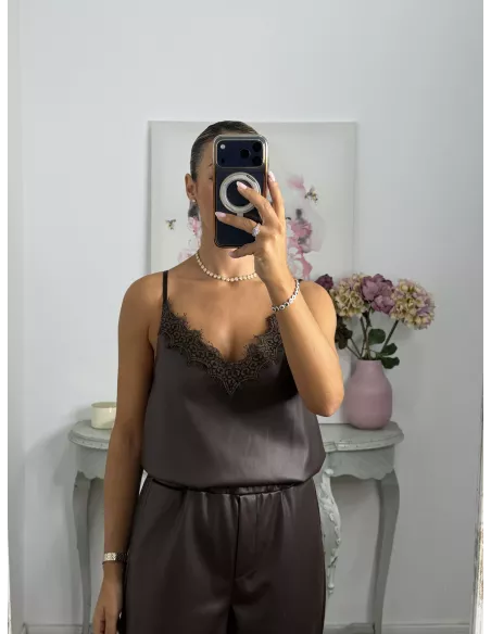 Lencera Glam marrón