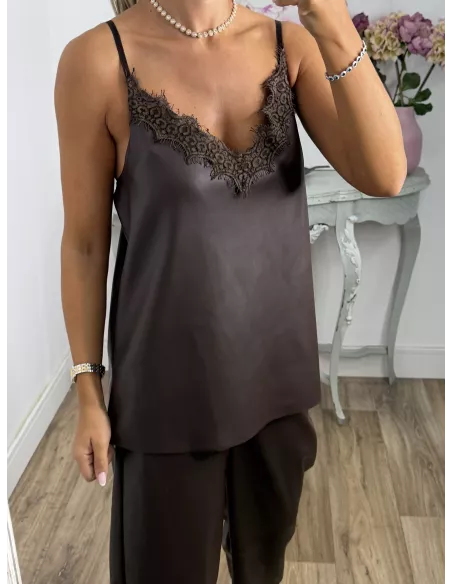 Lencera Glam marrón