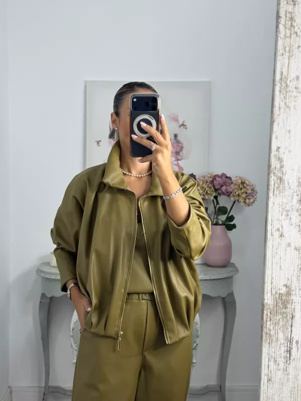 Bomber Glam pistacho