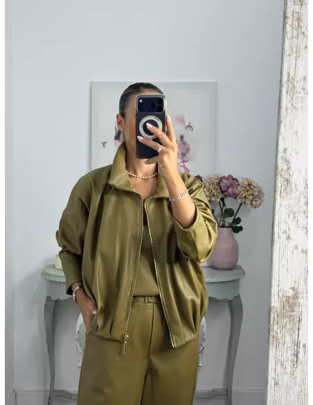 Bomber Glam pistacho