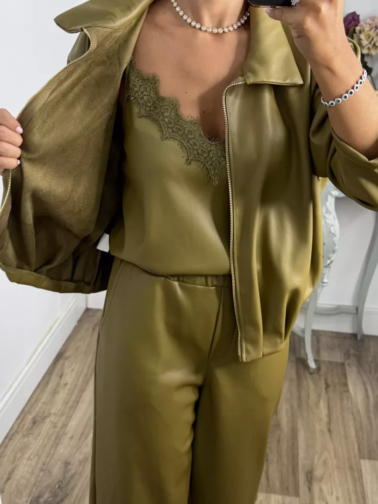Bomber Glam pistacho
