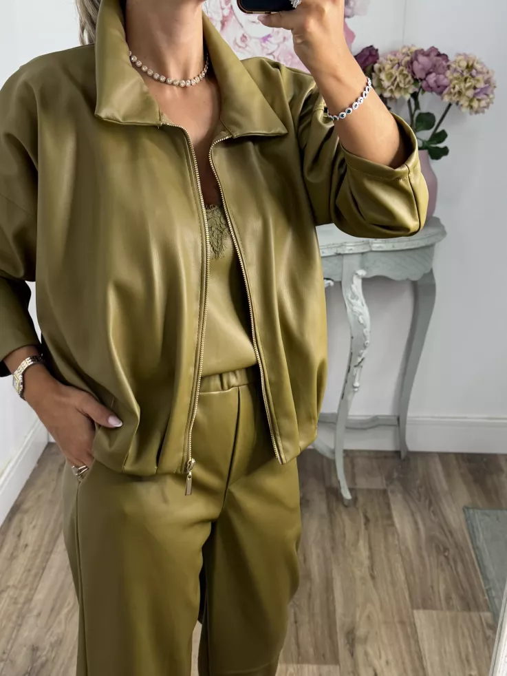 Bomber Glam pistacho