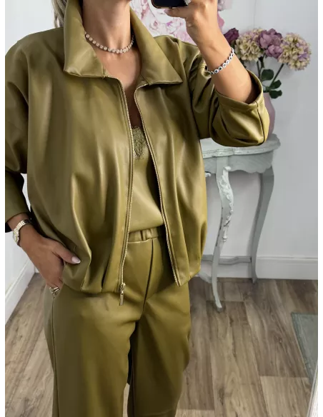 Bomber Glam pistacho