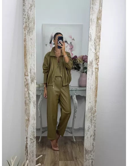 Bomber Glam pistacho