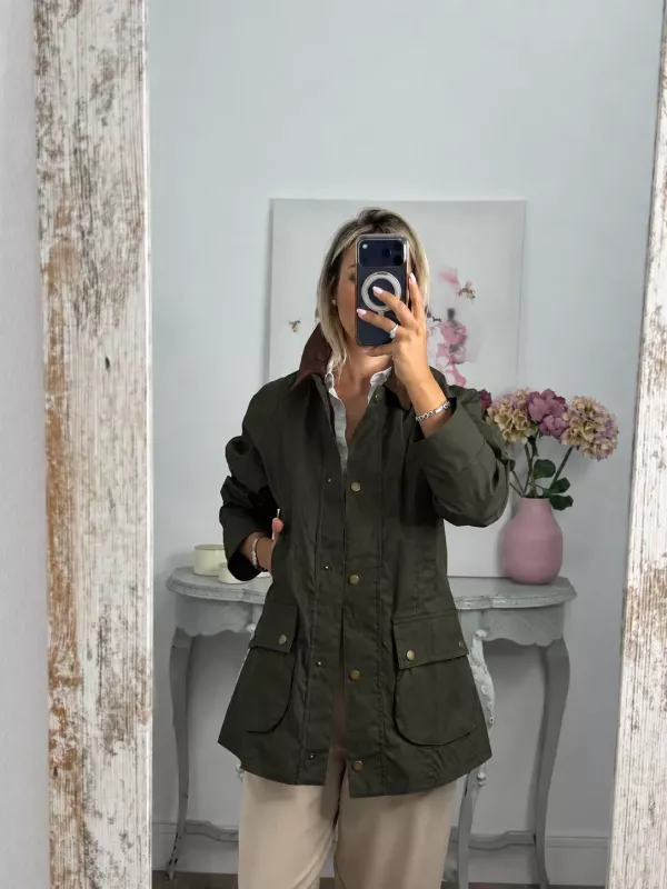 Chaqueta corta Brithis verde