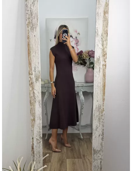 Vestido Catalina de punto choco