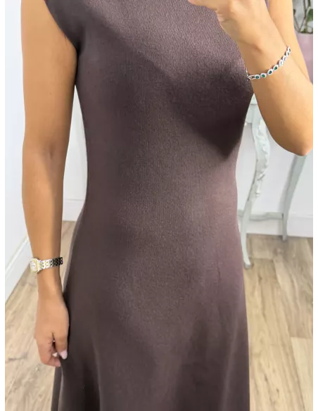 Vestido Catalina de punto choco