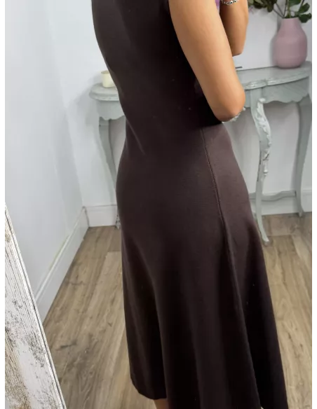 Vestido Catalina de punto choco
