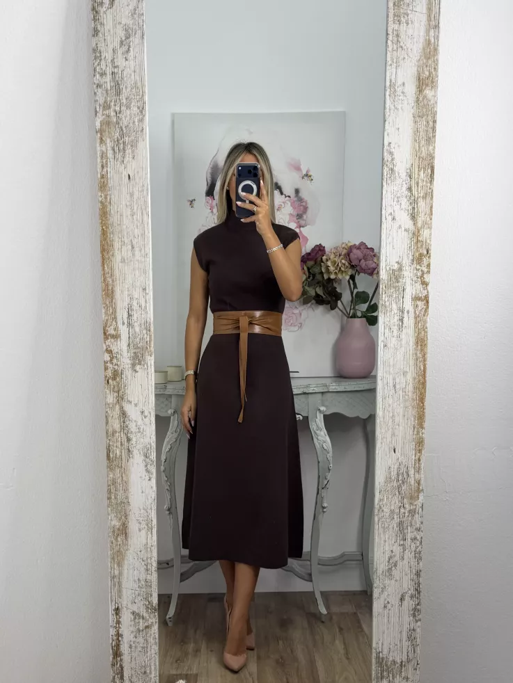 Vestido Catalina de punto choco