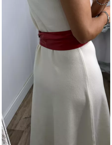 Fajín polipiel rojo