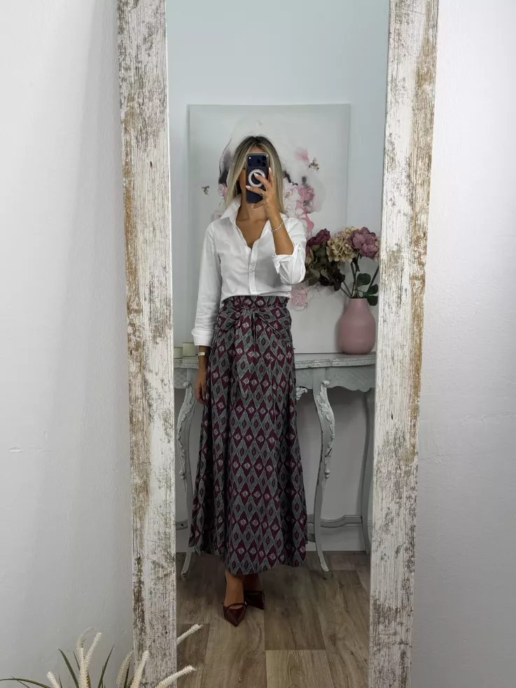 Falda Alba verde